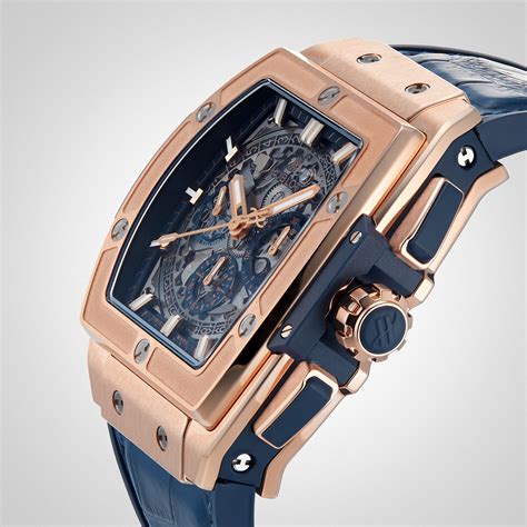 hublot king gold blue|hublot big bang gold price.